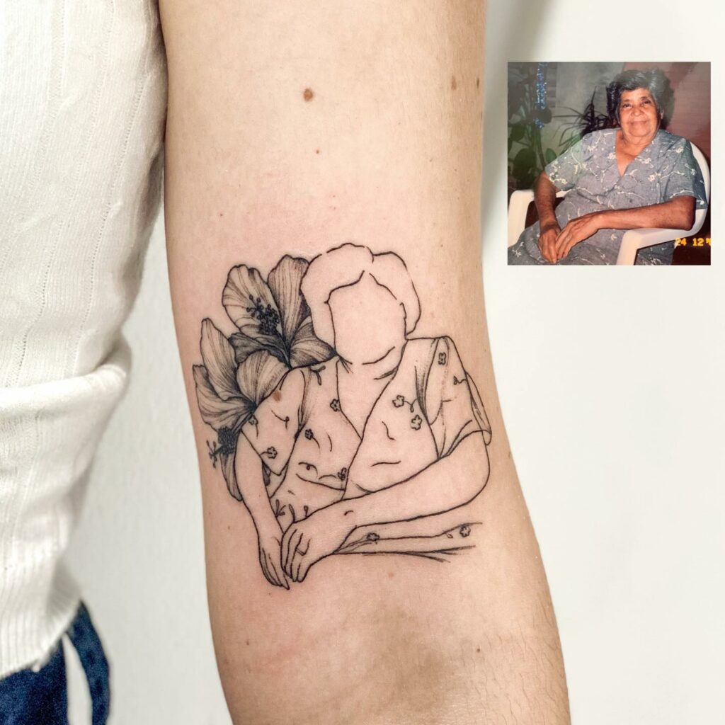 11+ Grandma Tattoo Ideas That Will Blow Your Mind! 15 Grandma Memorial Tattoo On The Arm