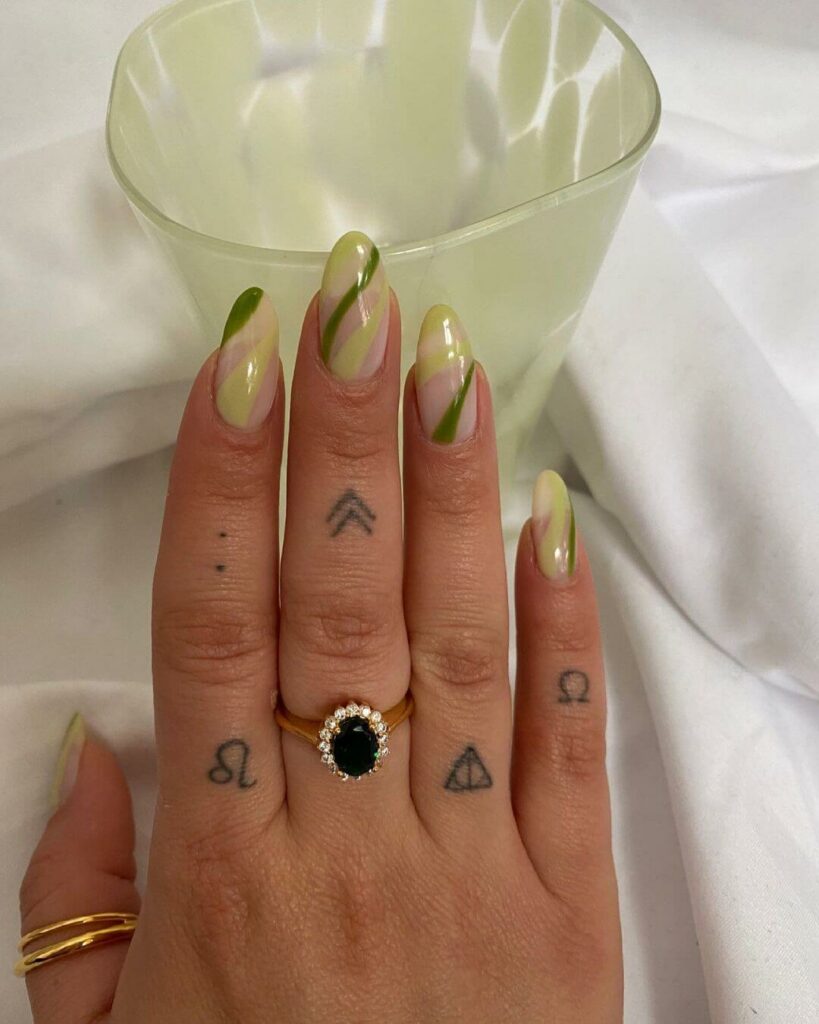 12+ Initial Tattoo On Finger Ideas To Inspire You! 19 Greek Initial Tattoo on Finger