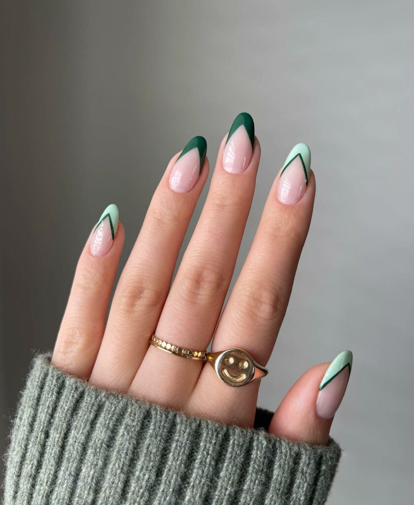 50 Latest Clear Nail Designs To Try In 2024! 44 Green Tips for Clear Nails