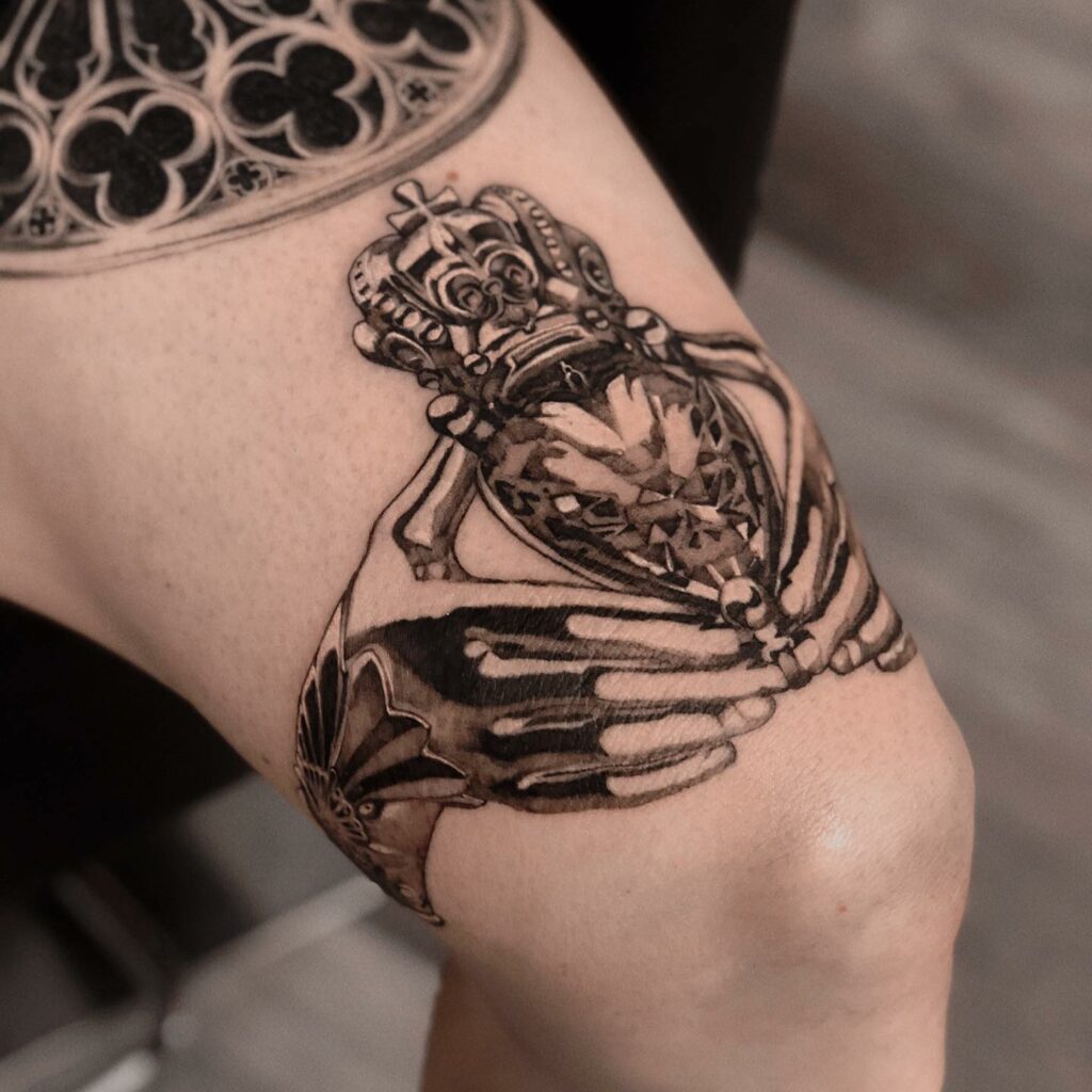 11+ Diamond Tattoo Drawing Ideas That Will Blow Your Mind 16 Grey And Black Diamond Tattoo With Crown
