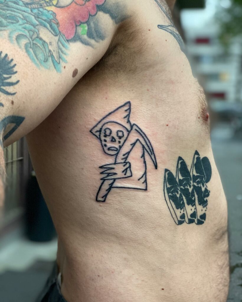 11+ Ugly Tattoo Ideas That Will Blow Your Mind! 17 Grim Reaper Ugly Tattoos