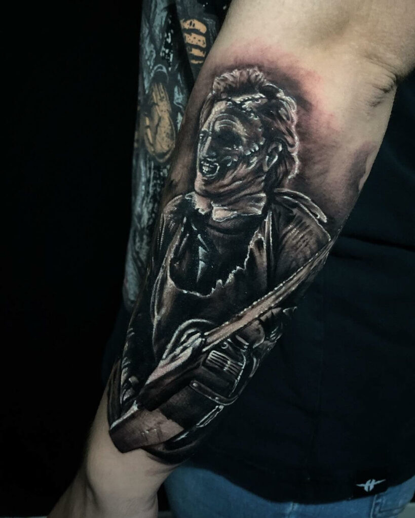 12+ Leatherface Tattoo Ideas To Inspire You! 15 Grungy Leatherface Tattoo