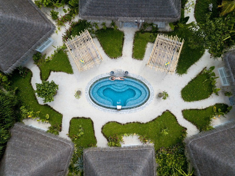 FushiFaru: The Maldives latest luxury resort, a small island making a BIG impact! 29 HEYLHI SPA FUSHI FARU MALDIVES AERIAL