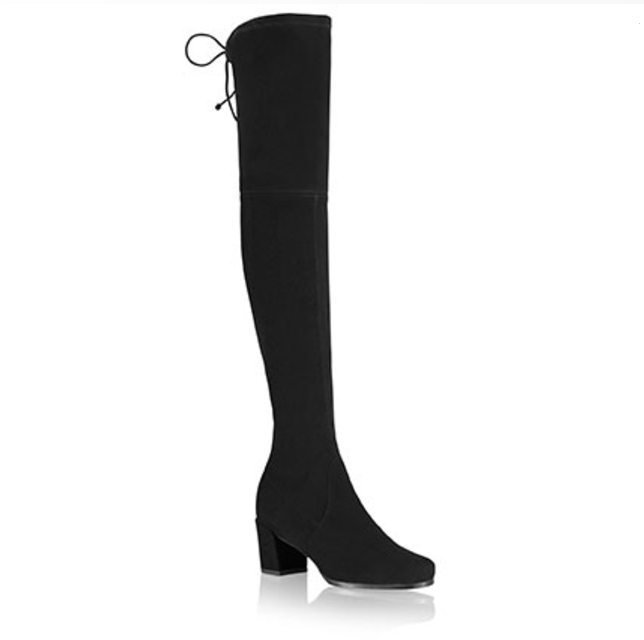 HINTERLAND – Mid Heel Over the Knee Boots – £695 HINTERLAND - Mid Heel Over the Knee Boots - Black