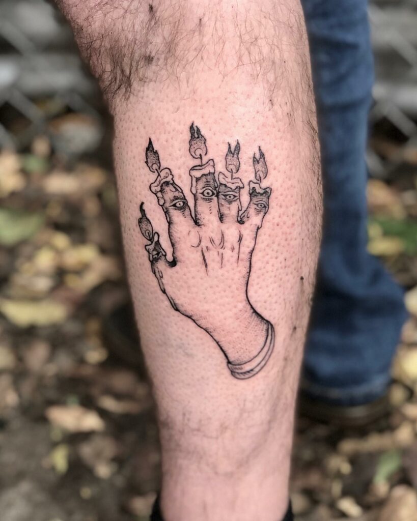 11+ Hand Of Glory Tattoo Ideas That Will Blow Your Mind! 11 Half Finger Hand Of Glory Tattoo Brooklyn