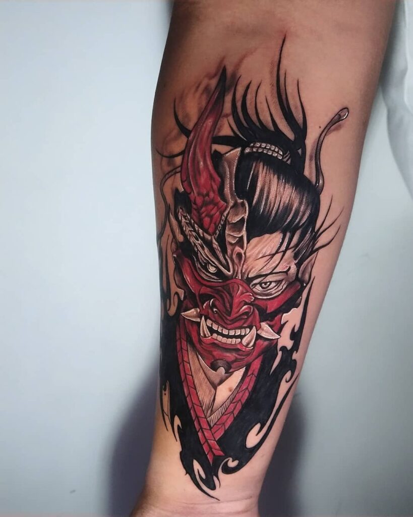 10+ Samurai Hand Tattoo Ideas That Will Blow Your Mind! 12 Half Samurai Half Human Tattoo