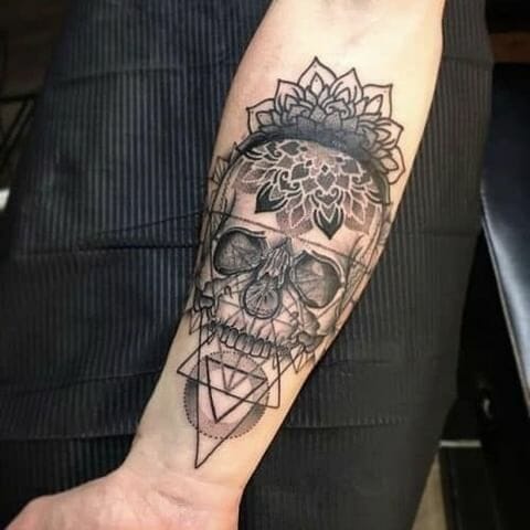 11+ Skull Drawing Tattoo Ideas That Will Blow Your Mind! 15 Half Sleeve Skull Tattoo Drawing