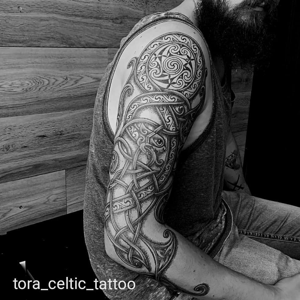 46 Celtic Half-Sleeve Tattoo Ideas for 2024 18 Half Sleeve Tattoo That Represents Faith
