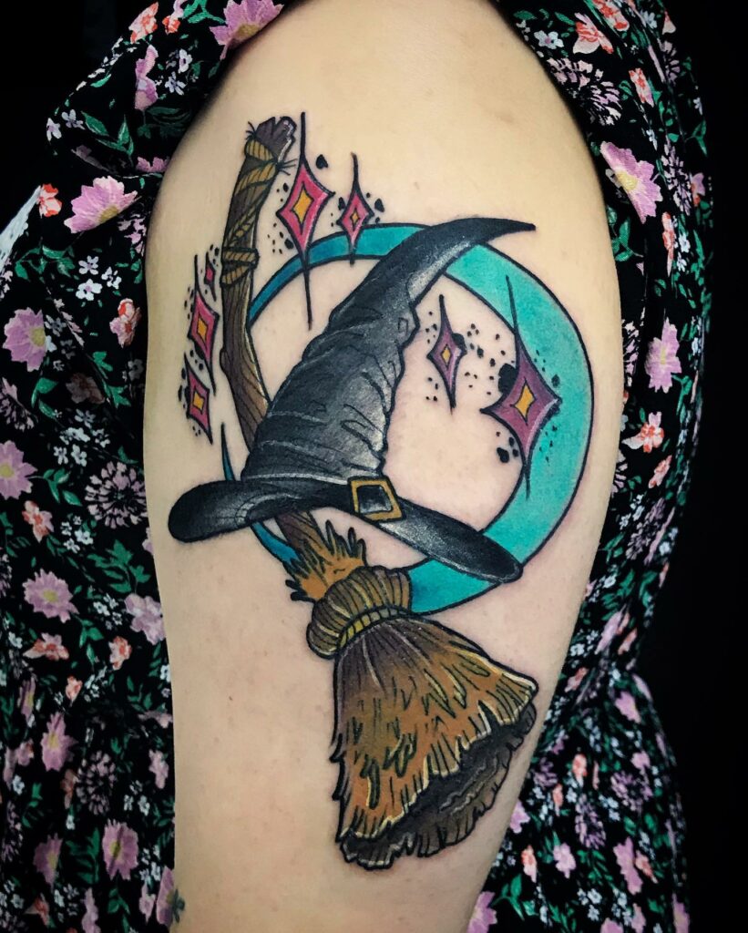 33 Halloween Tattoo Ideas for 2024 20 Halloween Moon Tattoos