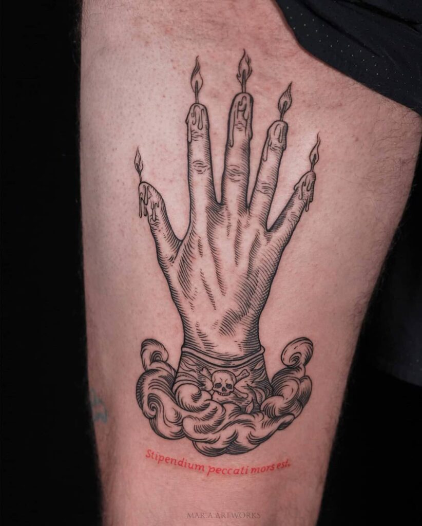 11+ Hand Of Glory Tattoo Ideas That Will Blow Your Mind! 10 Hand Of Glory Tattoo