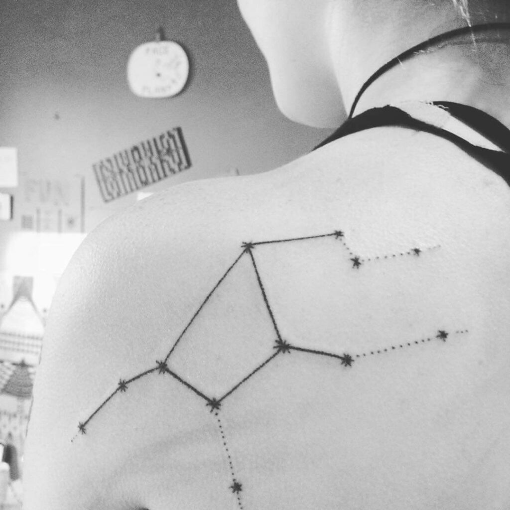 11+ Virgo Constellation Tattoo Ideas You Have To See To Believe! 17 Handpoked Virgo Constellation Tattoo