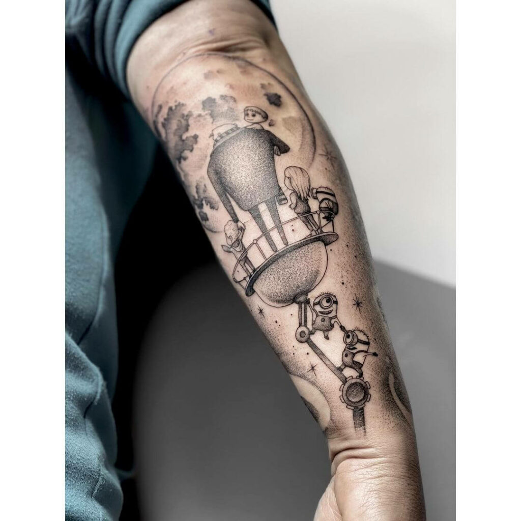 12+ Minion Tattoo Ideas To Inspire You! 11 Happy Family Minion Tattoo