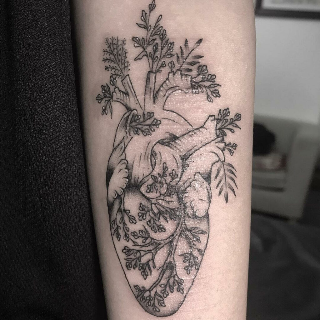 10+ Baby's Breath Tattoo Ideas You'll Have To See To Believe! 19 Heart And Baby's Breath Tattoo