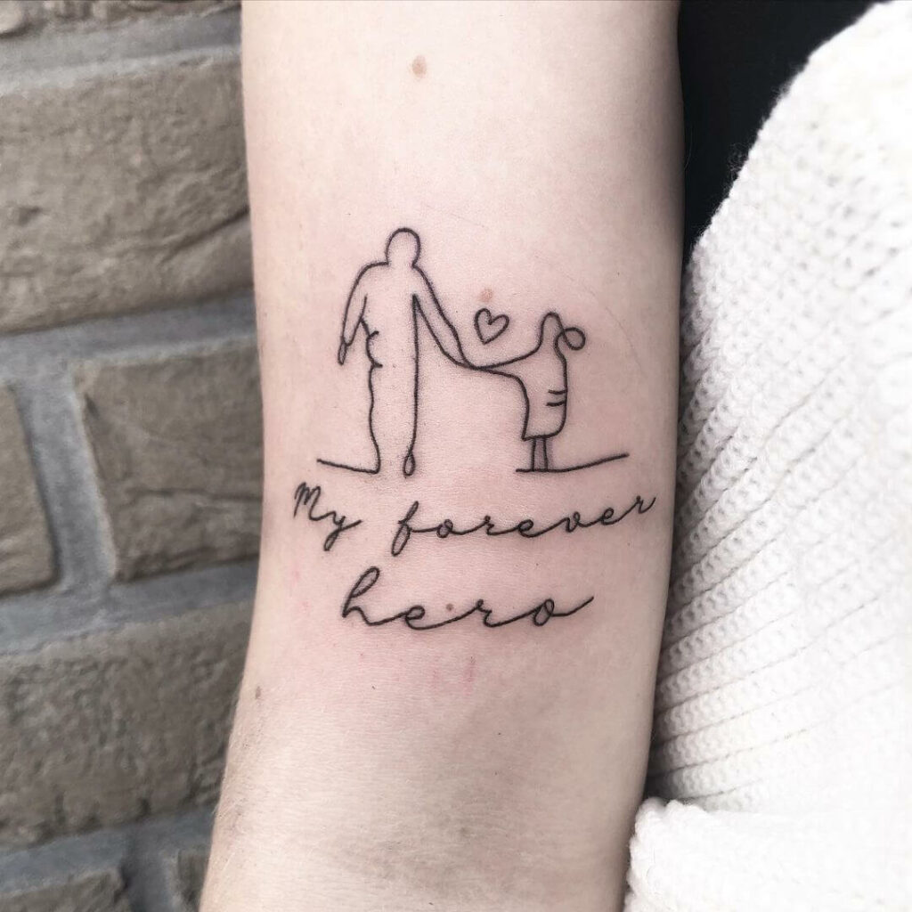 11+ Ashes Tattoo Ideas That Will Blow Your Mind! 18 Heartwarming Ashes Tattoo For A Father From His Daughter