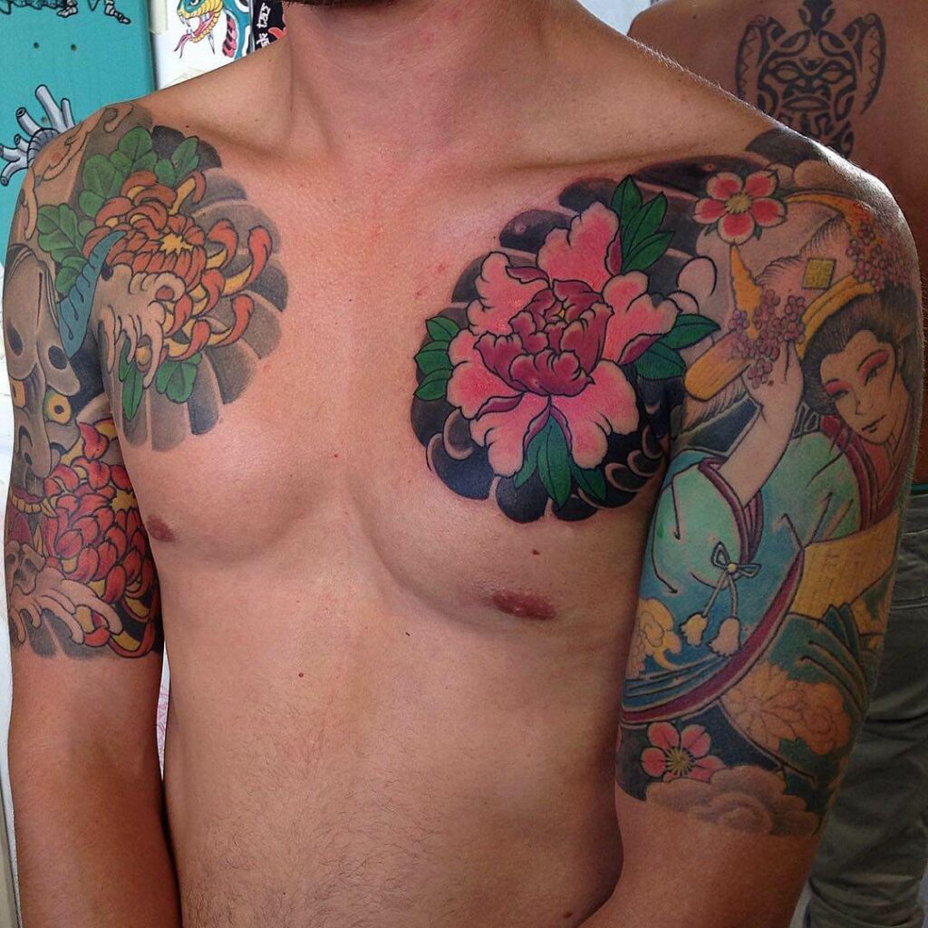 12+ Hikae Tattoo Ideas To Inspire You! 11 Hikae Upper Arm Sleeve Tattoo