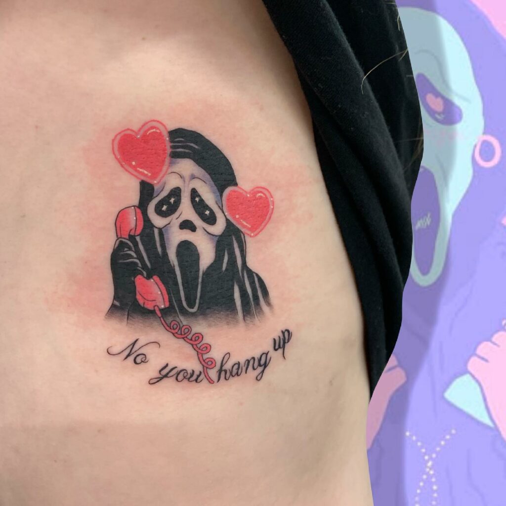 11+ Scream Tattoo Ideas That Will Blow Your Mind! 12 Hilarious Scream Tattoo Ideas For Fans