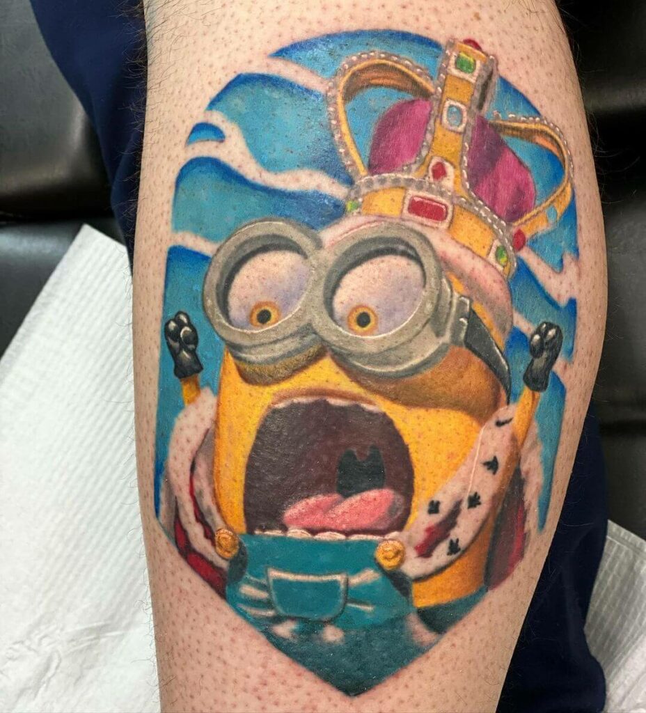 12+ Minion Tattoo Ideas To Inspire You! 15 His Majesty Minion Tattoos