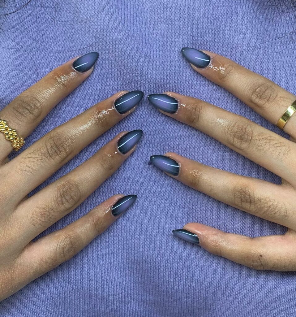 22 Latest Blue Chrome Nail Ideas To Try In 2024! 44 Dazzling Holographic Blue Chrome Nails
