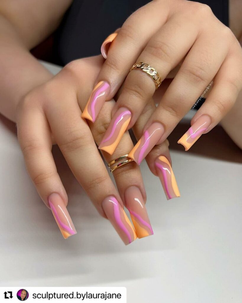 40 Tapered Square Nail Designs You'll Love! 44