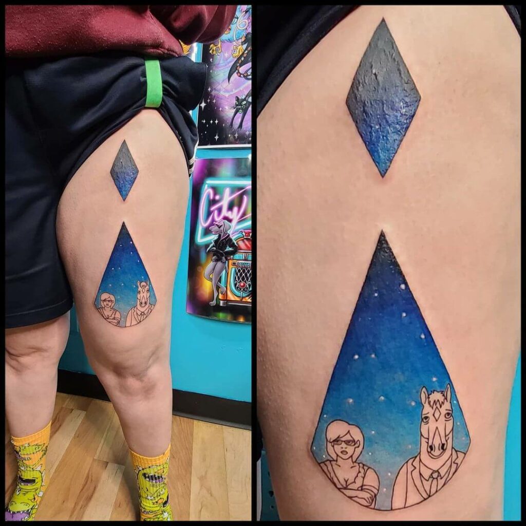 11+ Horse Watercolor Tattoo Ideas That Will Blow Your Mind! 17 Horse Watercolor Tattoo Design for Fans of Bojack Horseman