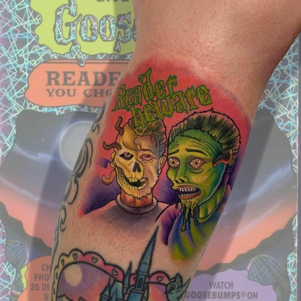 11+ Goosebumps Tattoo Ideas That Will Blow Your Mind! 18 Humans Possessed By The Monster Blood