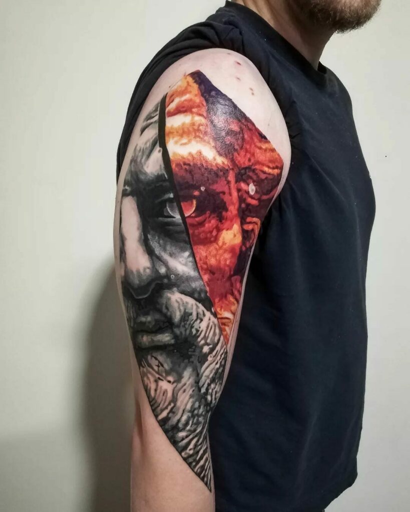 10+ Male Aquarius Tattoo Ideas That Will Blow Your Mind! 19 Hyper-Realistic Aquarius God Tattoo