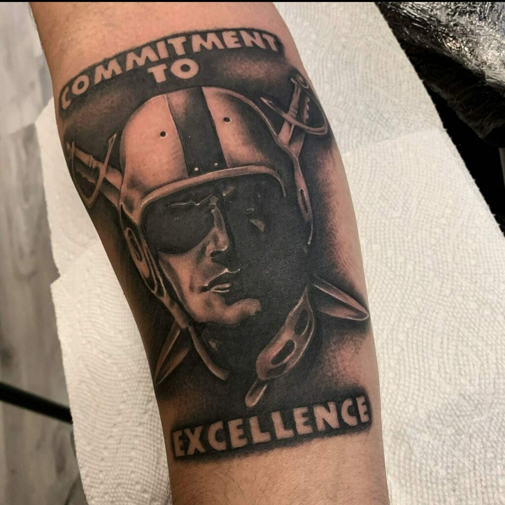 11+ Raiders Tattoo Ideas That Will Blow Your Mind! 17 Hyper-realistic Raiders Tattoo