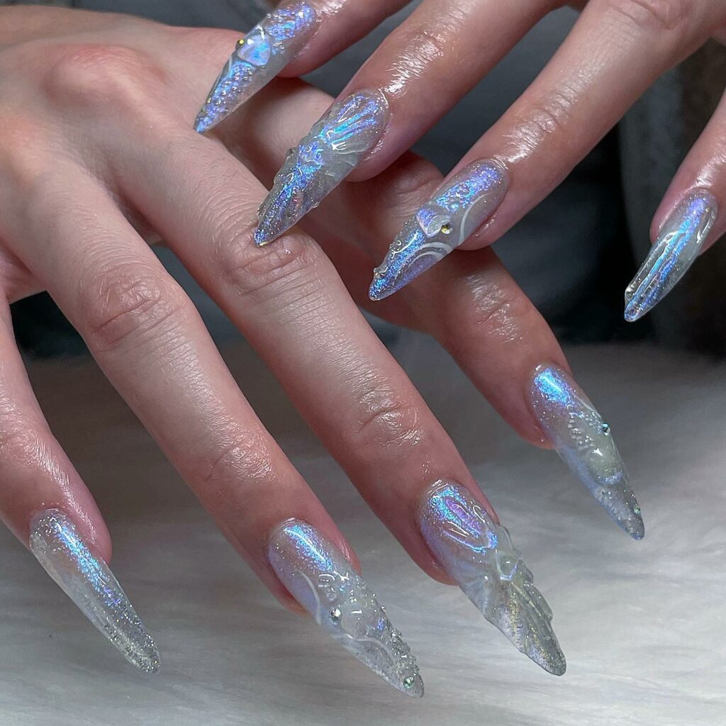 Get Playful with 40 Jelly Nail Designs for 2024 19 Ice Princess
