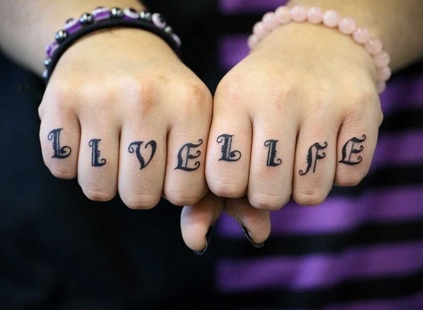 24 Latest Finger Tattoo Ideas To Try In 2024 18 Ideas For Finger Tattoos With Letters On Each Finger