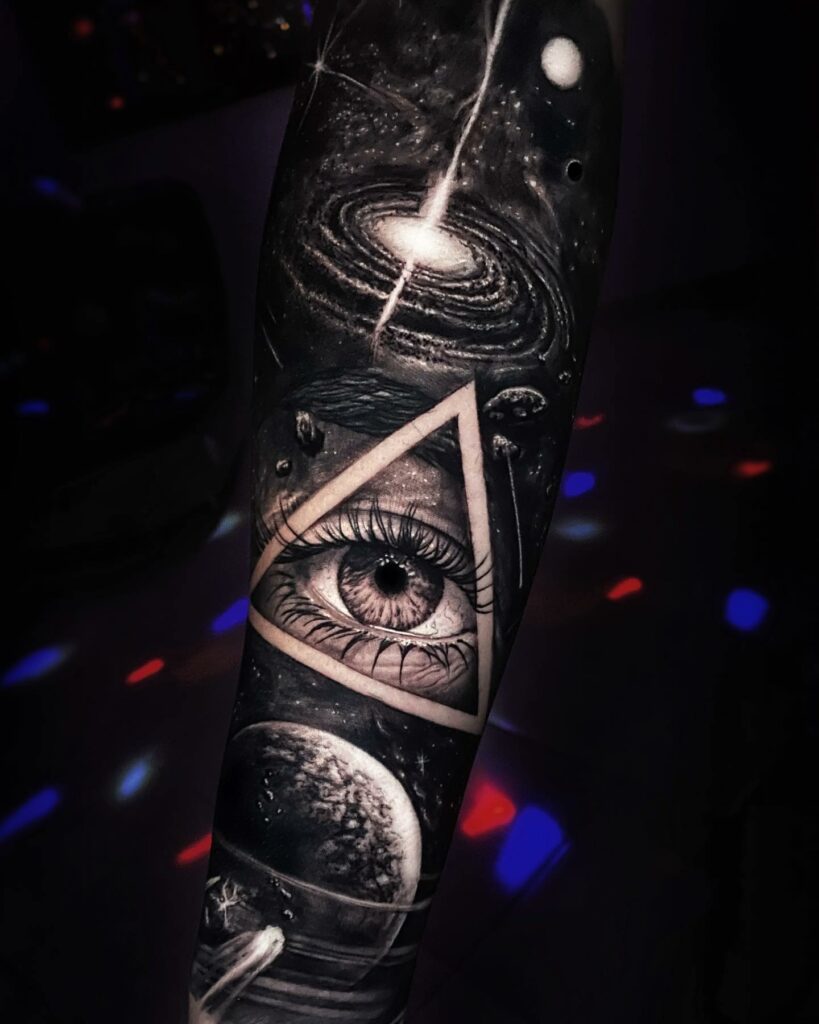 11+ Eye Tattoo On Arm Ideas That Will Blow Your Mind! 18 Illuminati Eye Tattoo Design