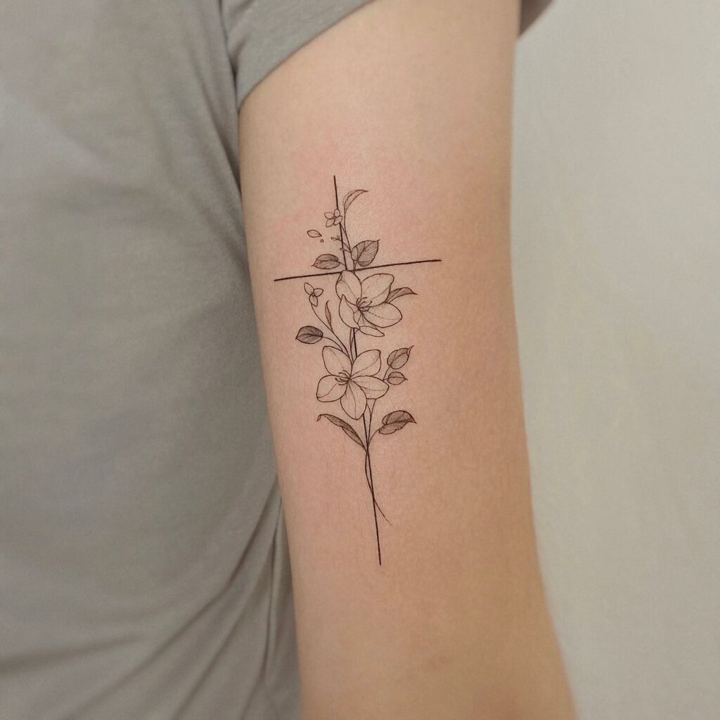 13+ In Loving Memory Tattoo Ideas That Will Blow Your Mind! 11 In Loving Memory Cross Tattoo Designs