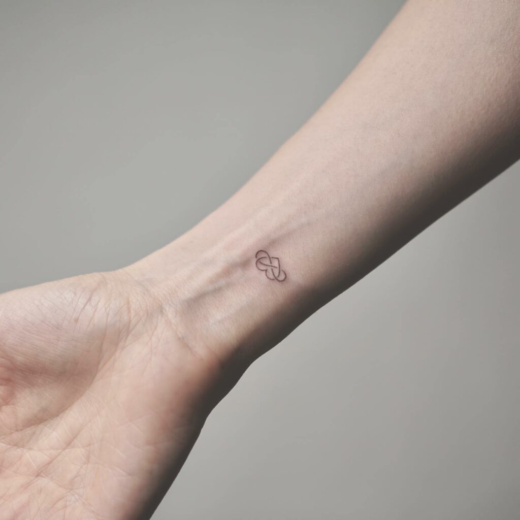 10+ Small Heart Tattoos Ideas That Will Blow Your Mind! 17 Infinity Heart Tattoo On Hand
