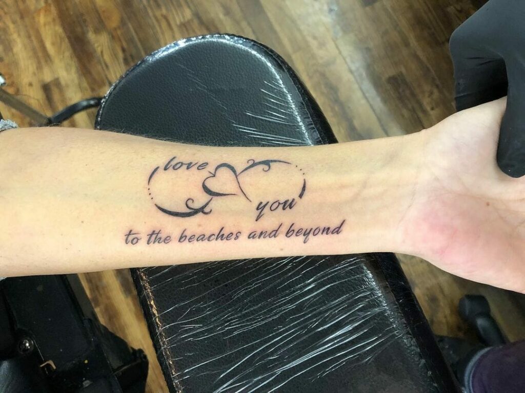 12+ Infinity Heart Tattoo With Names Ideas To Inspire You! 19 Infinity Tattoo With Heart And A Message