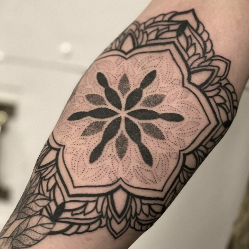 18+ Inner Elbow Tattoo Ideas You Have To See To Believe! 16 Inner Elbow Mandala Tattoo
