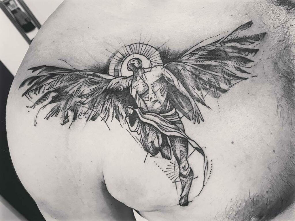 11+ Fallen Angel Tattoo Ideas You Have To See To Believe! 14 Inspirational Fallen Angel Tattoo