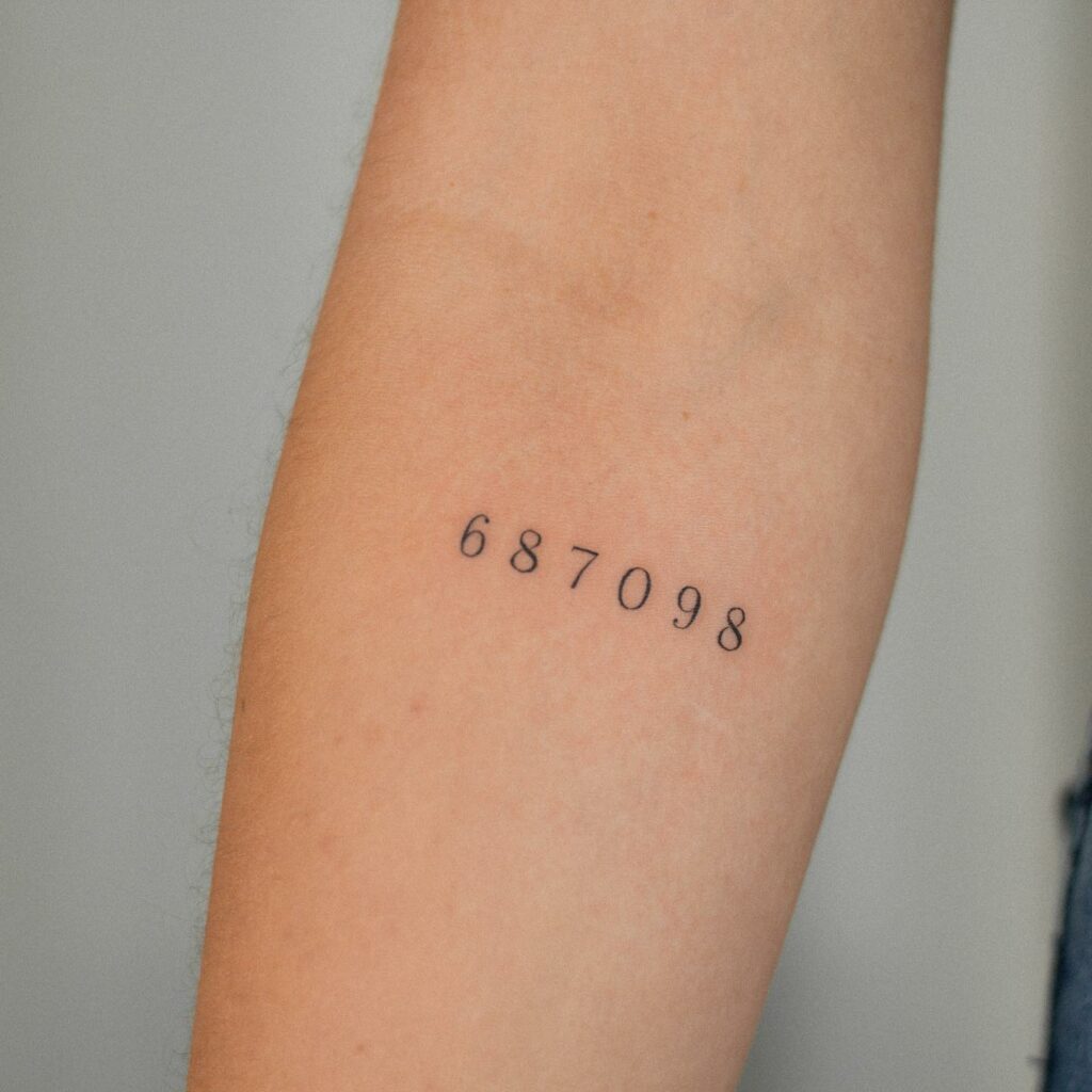 10+ Tattoo Number Styles That Will Blow Your Mind! 20 Interesting Number Combination Tattoo