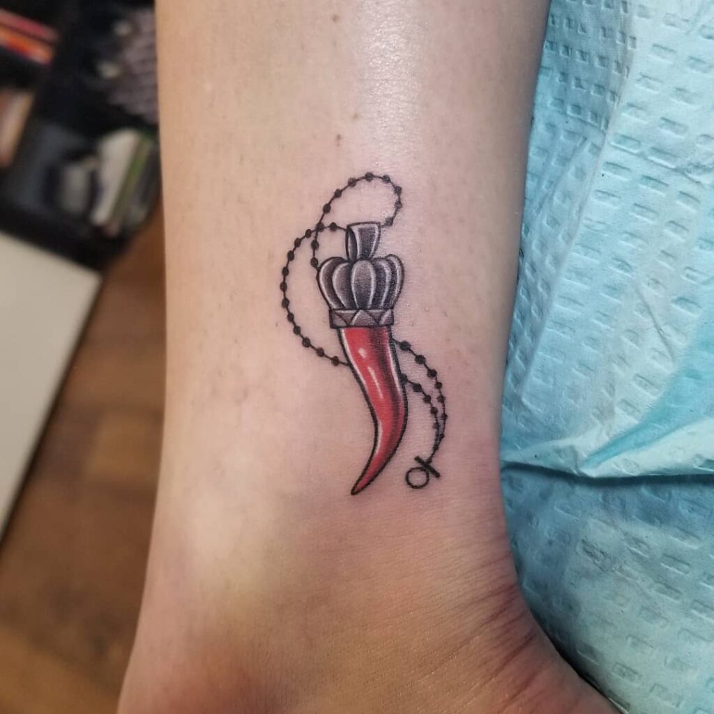 11+ Italian Tattoo Ideas That Will Blow Your Mind! 14 Italian Horn Tattoo