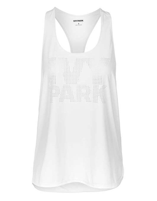 11 Amazing Activewear Brands You Need To Know About 54 Ivy Park Laser Cut Logo Racer Tank Top £24