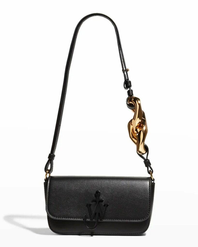 JW Anderson Chain Anchor Calfskin Shoulder Bag