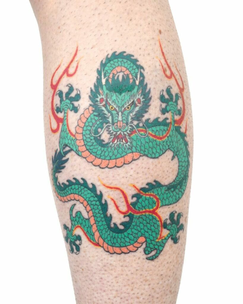 13+ Mens Thigh Tattoo Ideas To Inspire You 17 Japanese Dragon Leg Tattoos