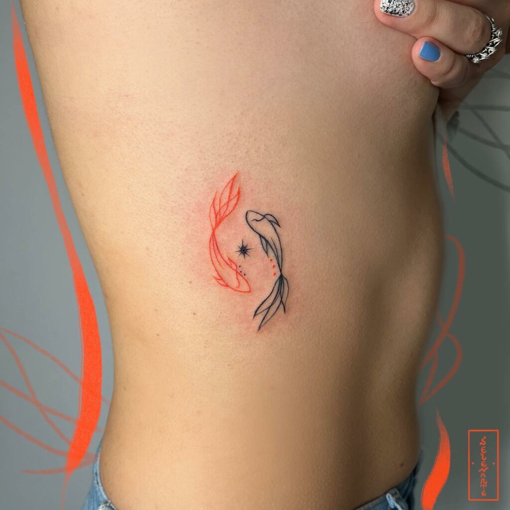 11+ Outline Tattoo Drawings Ideas That Will Blow Your Mind! 18 Japanese Koi Fish Outline Tattoo Ideas