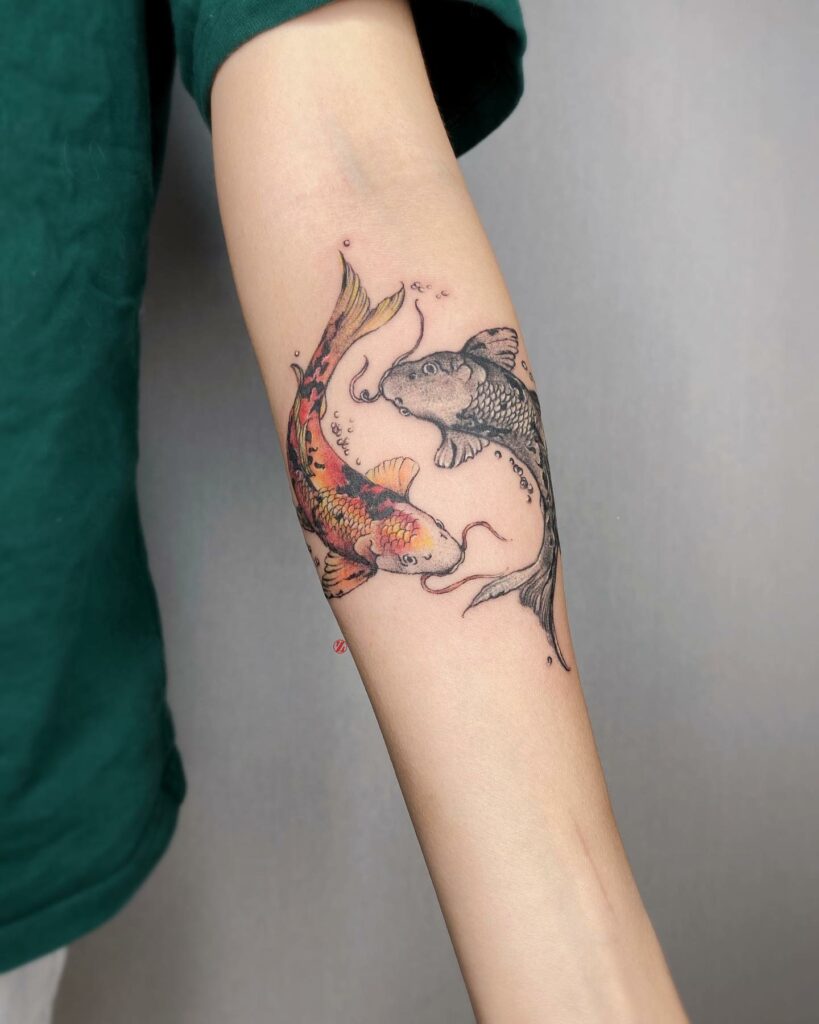 11+ Forearm Koi Fish Tattoo Ideas That Will Blow Your Mind! 12 Japanese Koi Fish Tattoos For Men And Women
