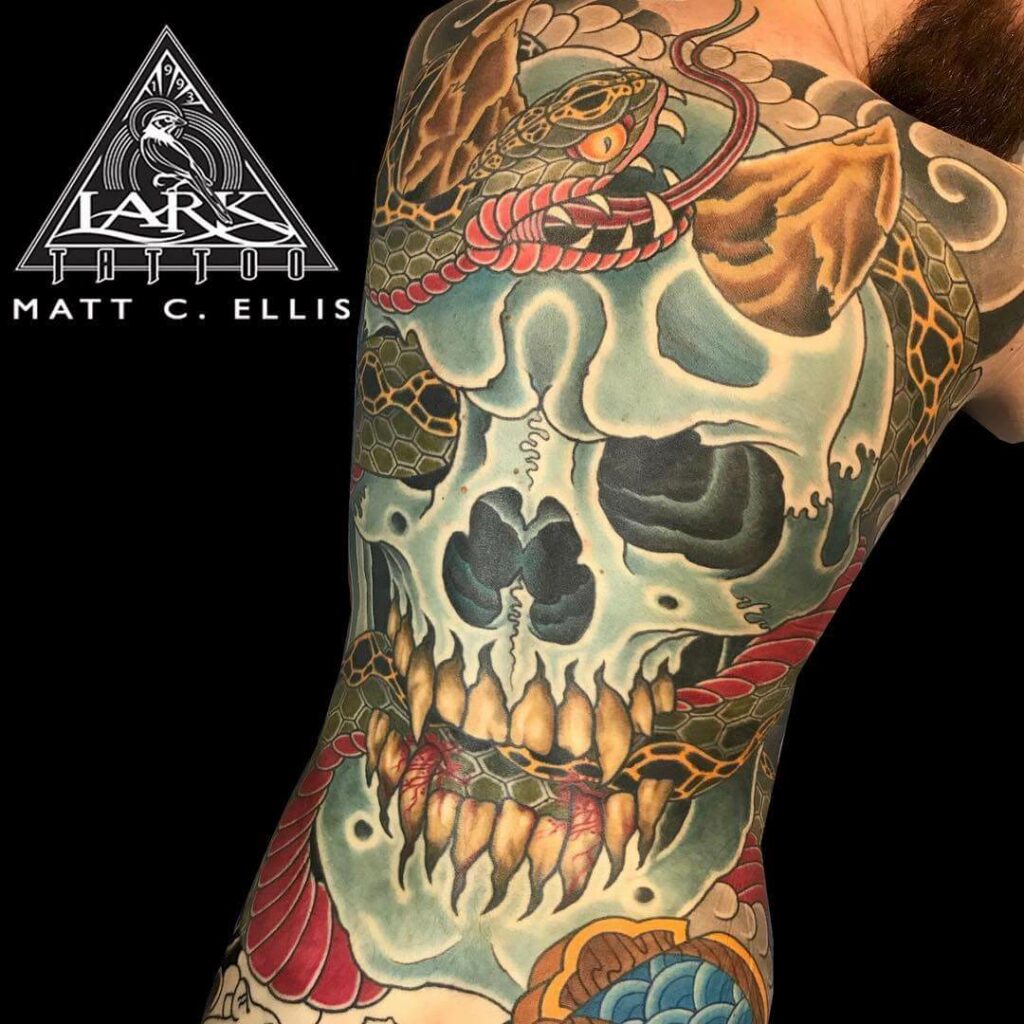 11+ Japanese Skulls Tattoo Ideas That Will Blow Your Mind! 10 Japanese Skulls Tattoo