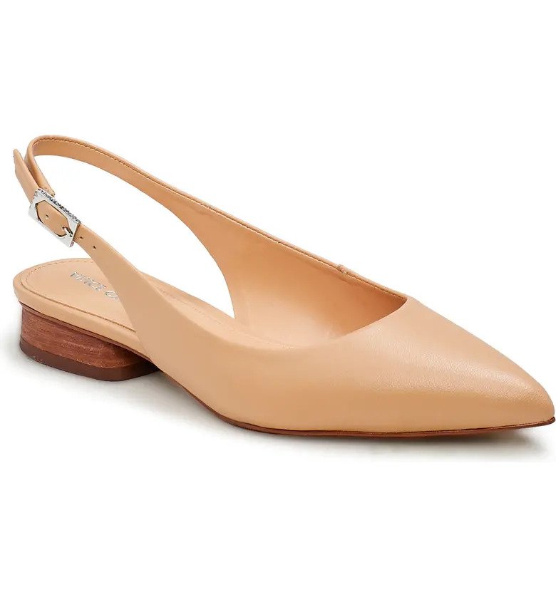 Jesander Pointed Toe Slingback Flat (Women)