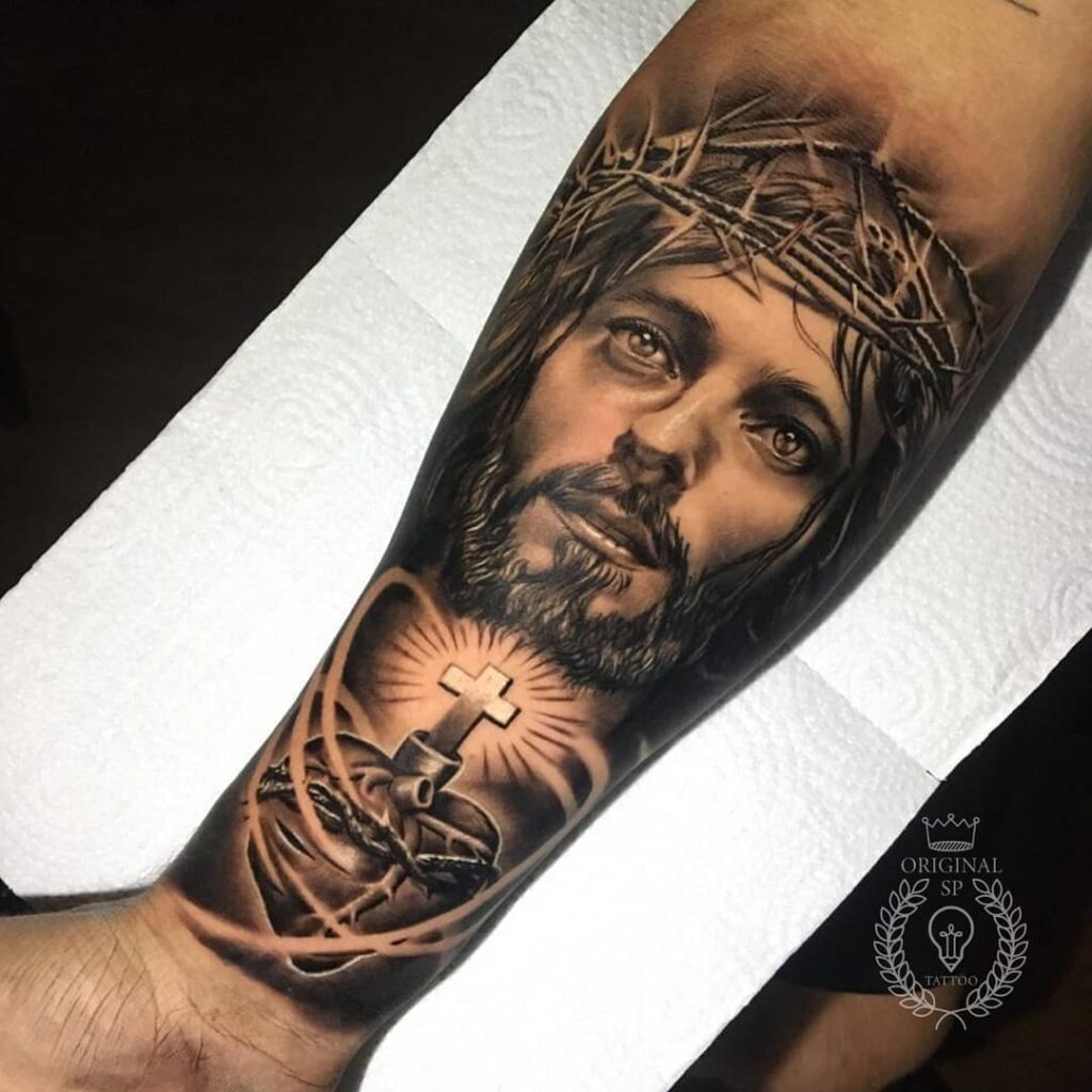 11+ Jesus Tattoo Forearm That Will Blow Your Mind! 11 Jesus Cross Tattoo Forearm