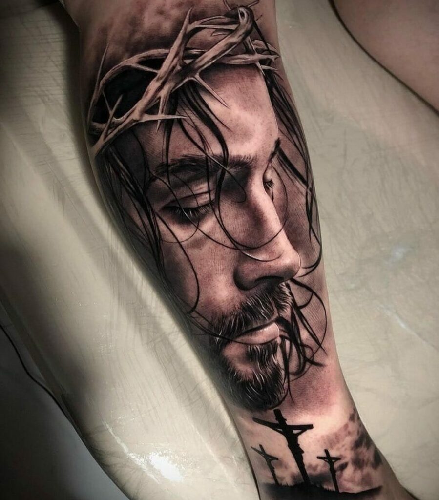 11+ Jesus Tattoo Forearm That Will Blow Your Mind! 10 Jesus Tattoo Forearm