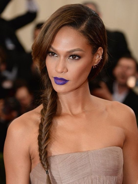 Joan Smalls Joan Smalls Bright Lipstick Purple