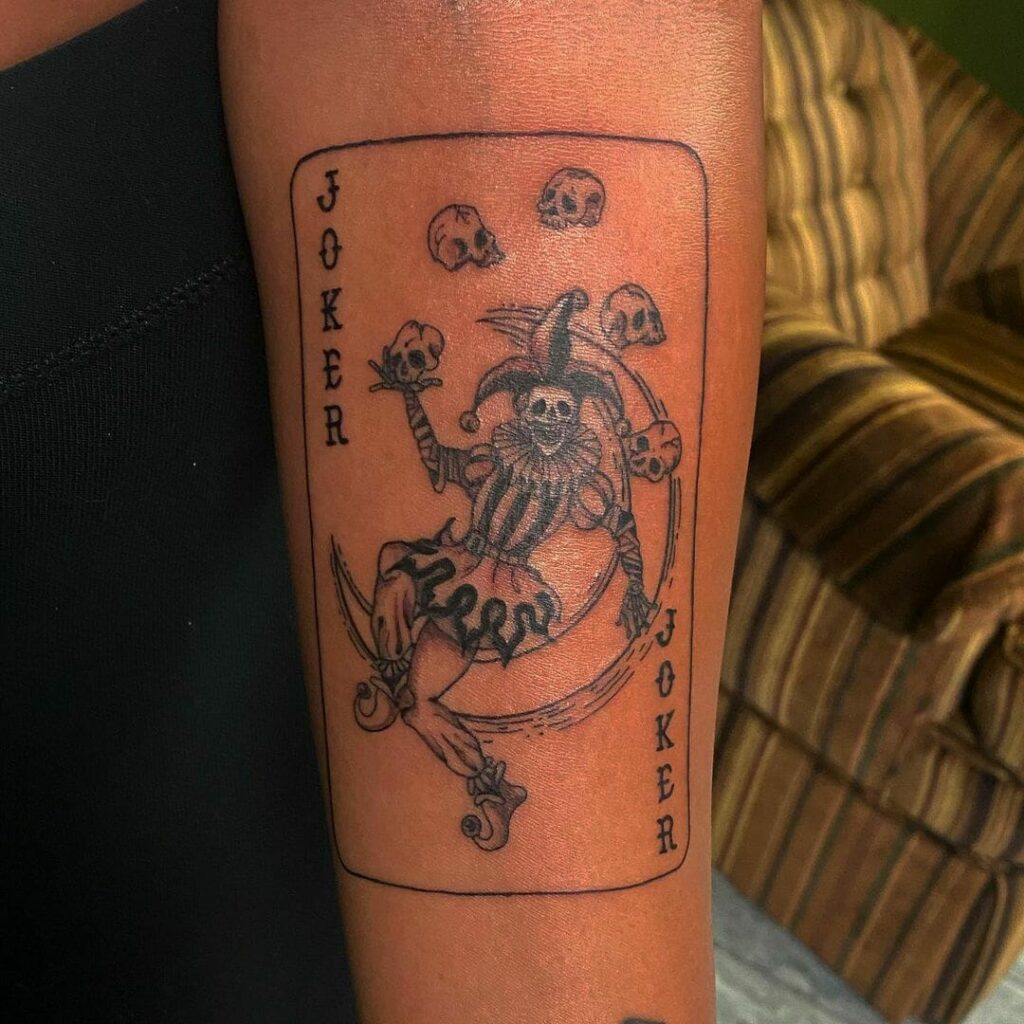 10+ Joker Card Tattoo Ideas You Have to See to Believe! 18 Joker Skull Tattoo Design