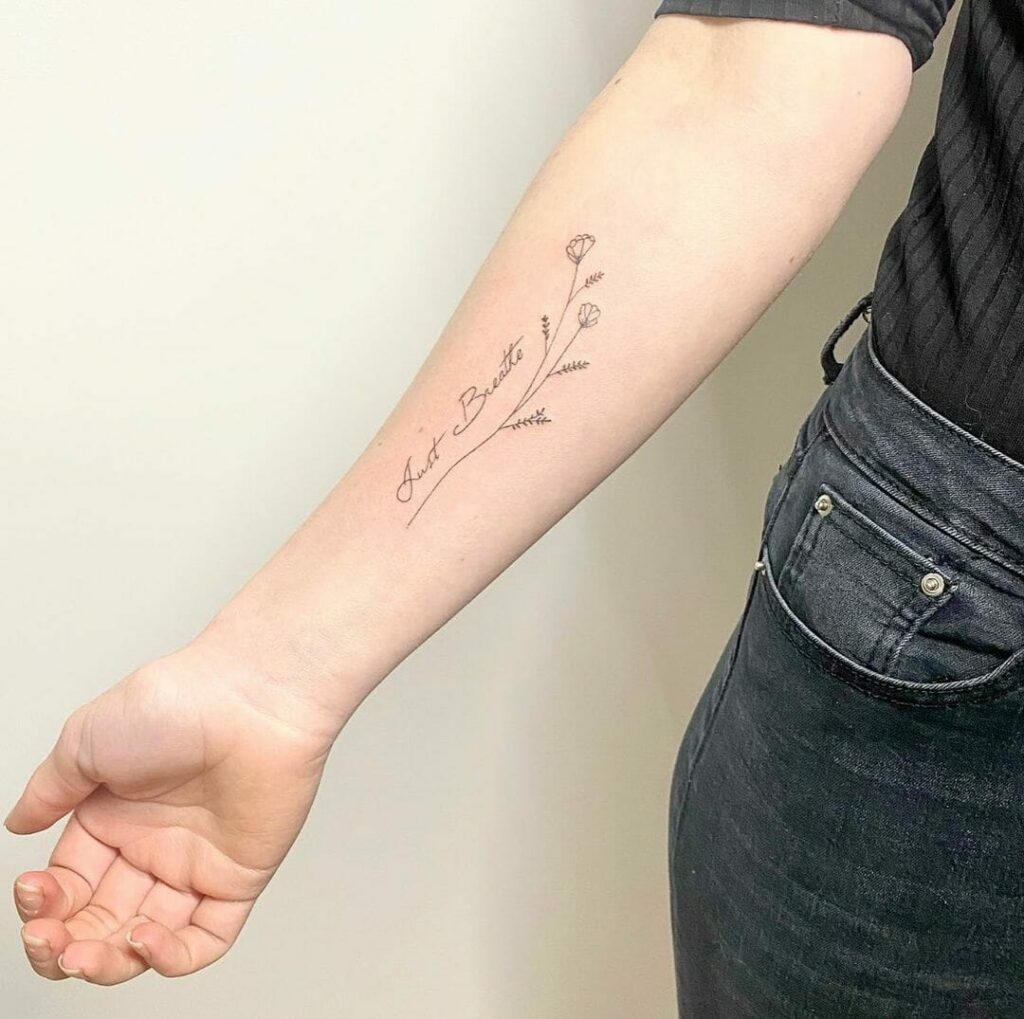 11+ Just Breathe Tattoo Ideas You Have To See To Believe! 10 Just Breathe Tattoo