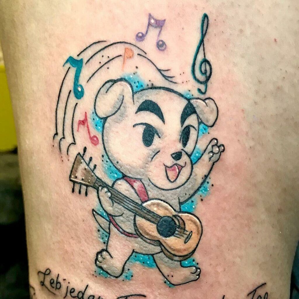 11+ Animal Crossing Tattoo Ideas That Will Blow Your Mind! 12 K.K. Tattoo Animal Crossing